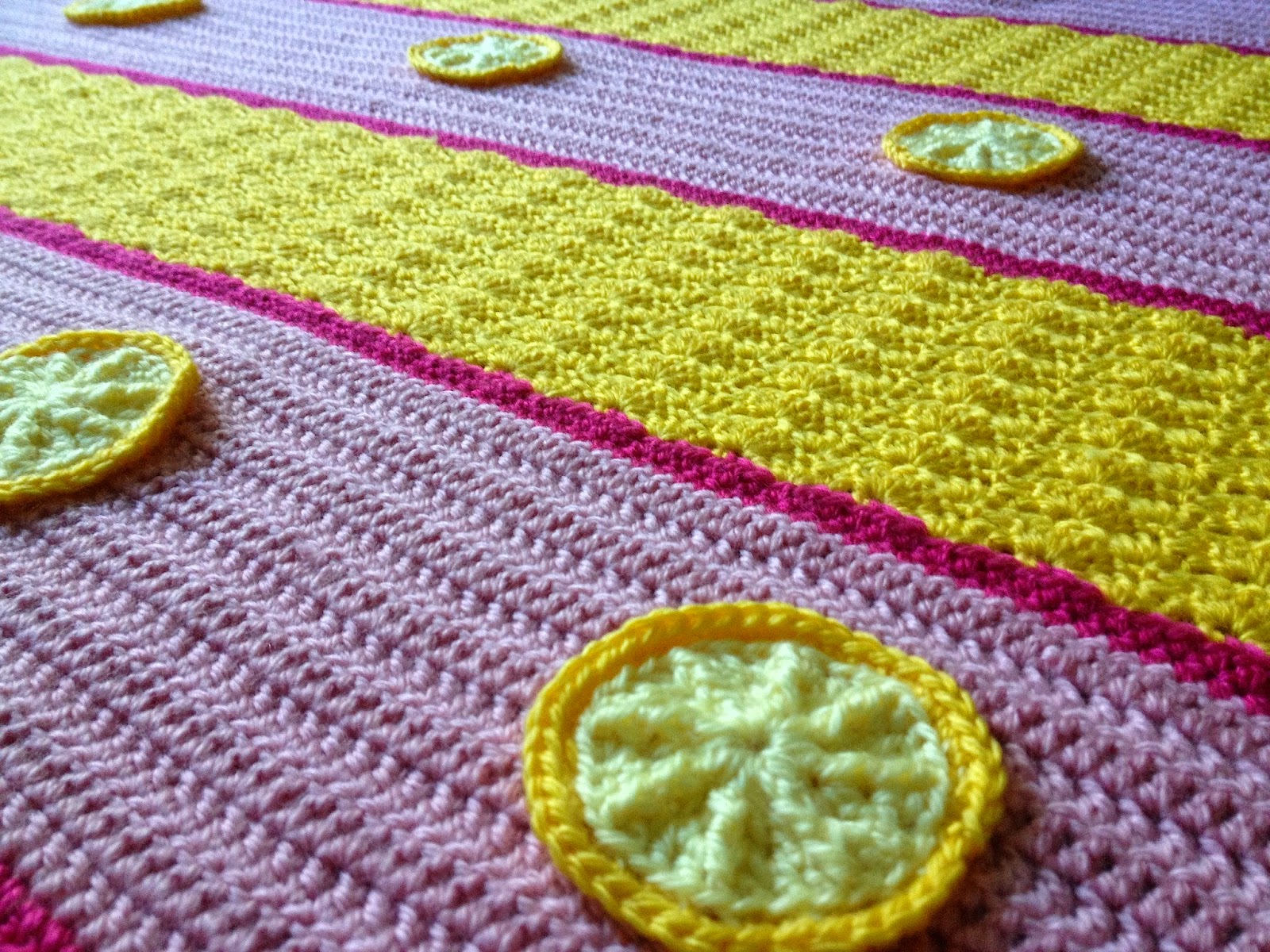 Illuminate Crochet Pink Lemonade Baby Blanket