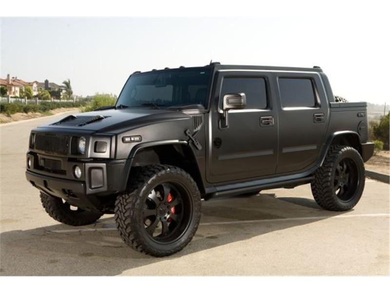 Black Hummer H2 SUT | BİGSPORTRUCK