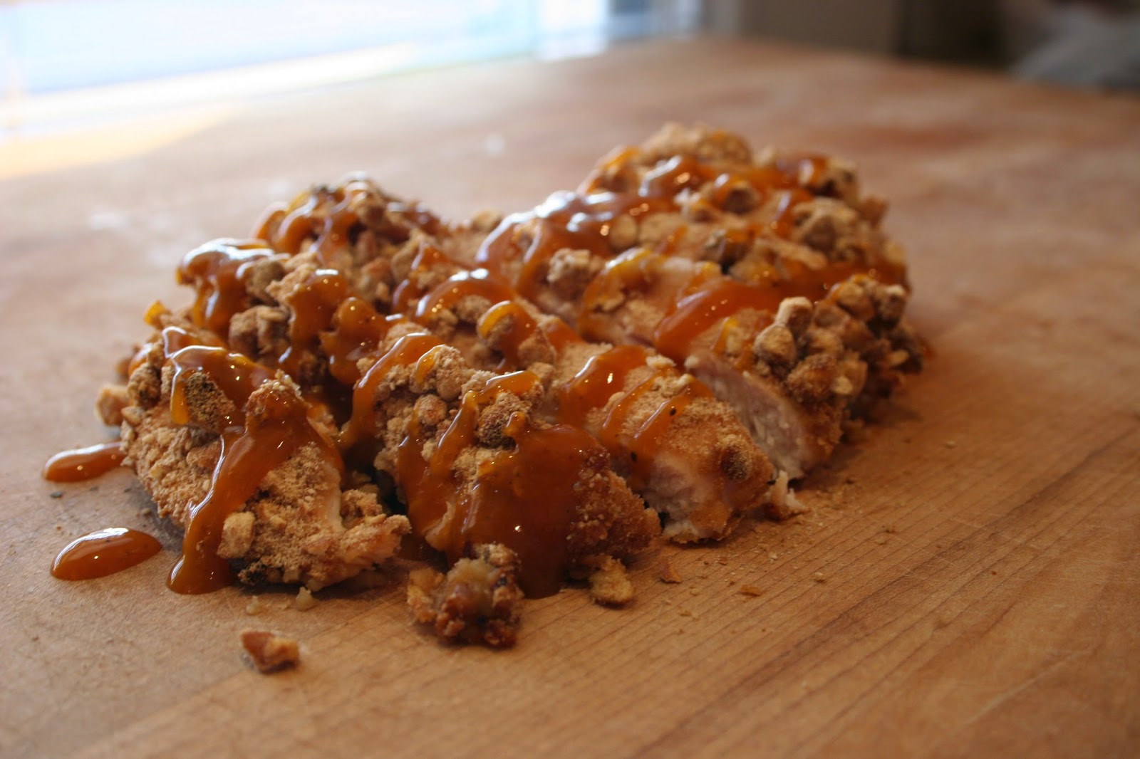 Just A Darling Life Honey Mustard Pretzel Crusted Chicken