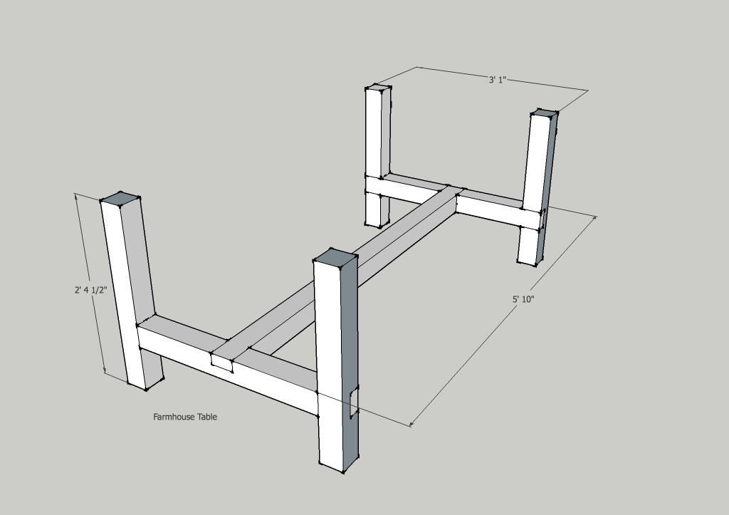 Dad Built This How to Build a Farmhouse Table