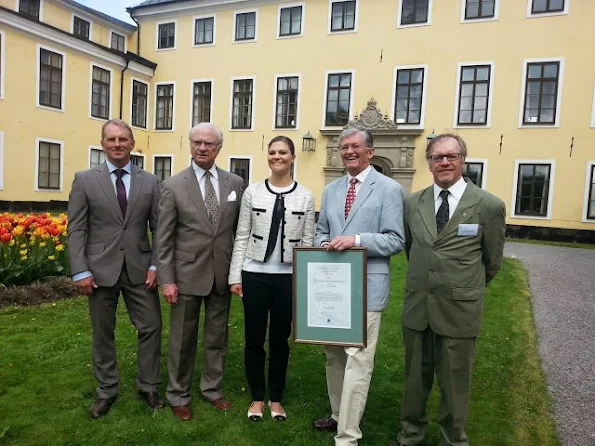 King Carl Gustaf and Crown Princess Victoria of Sweden attended the Wild Life Fund (WWF) annual meeting held at the Ulriksdal in Stockholm