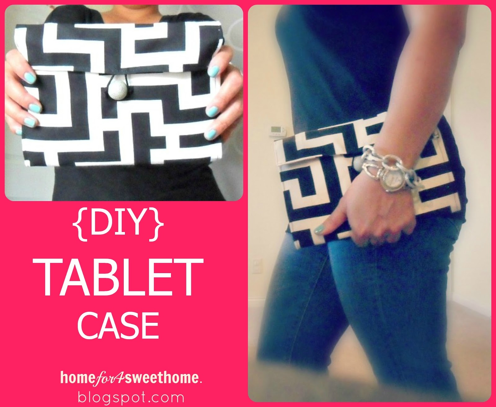 Home For4 Sweet Home {DIY} Tablet Case