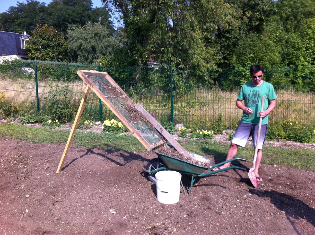 Comment tamiser des cailloux ?