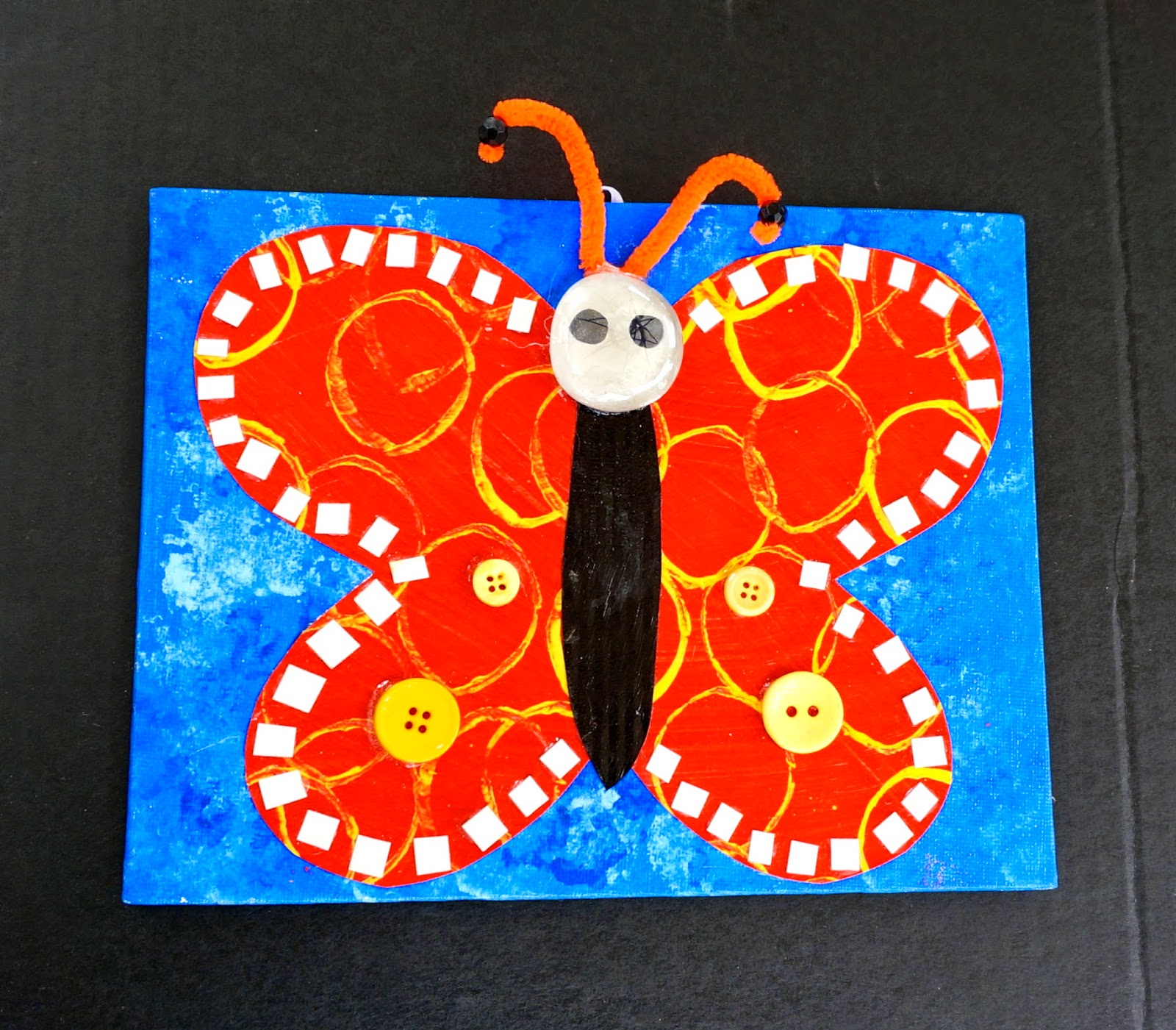 cool artist woman butterflies warm mixed projects
