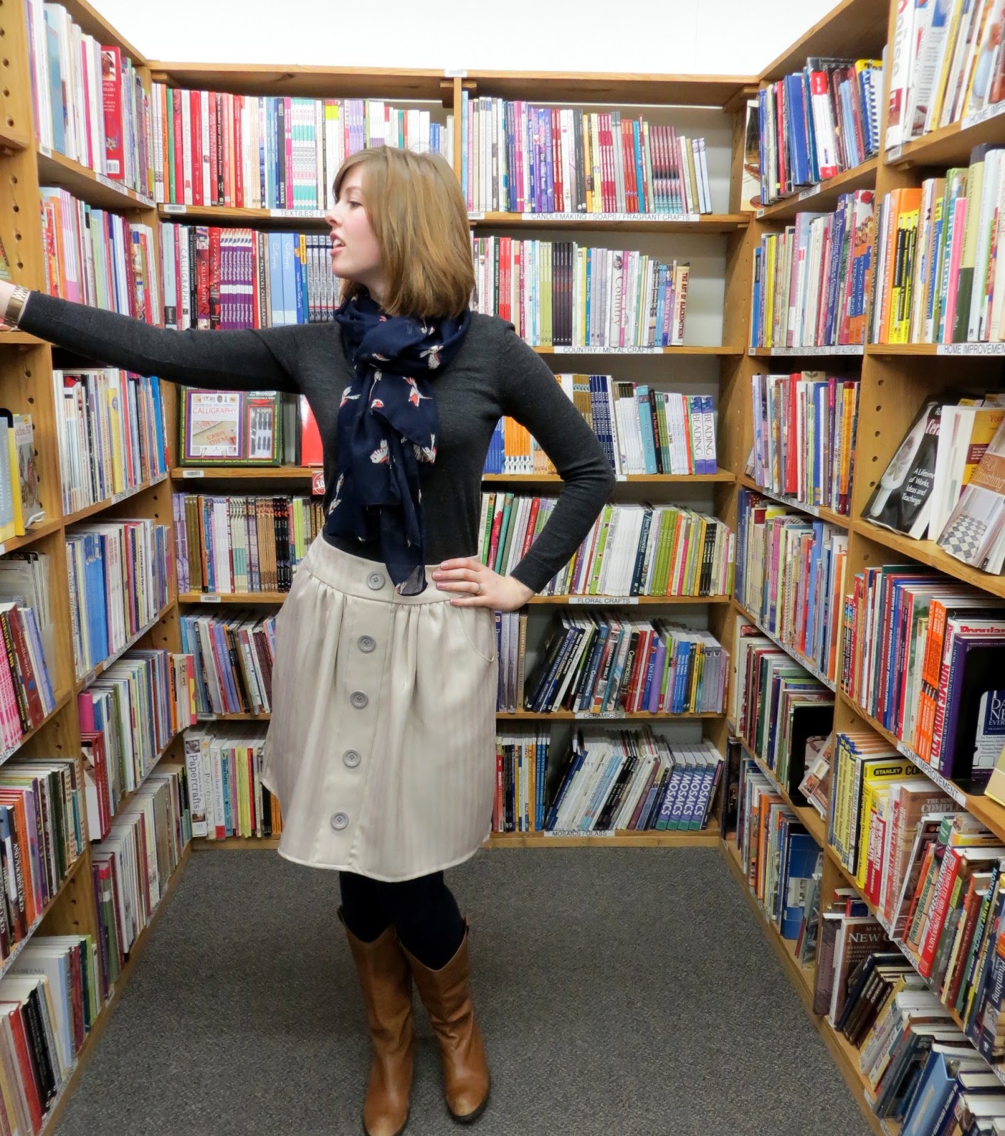 button down faux skirt