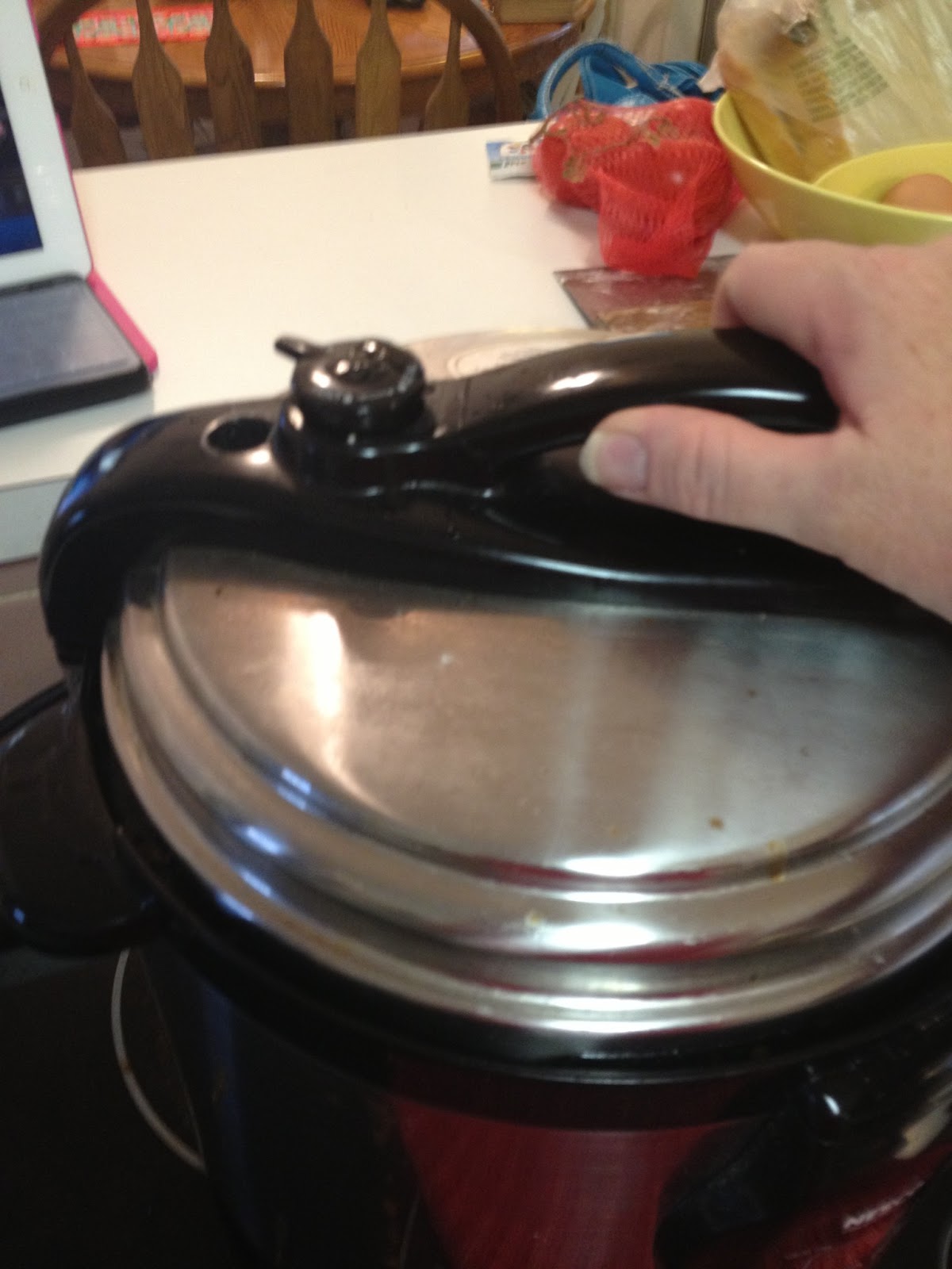 Tracy Cooks in Austin Pressure cooker steamed pudding