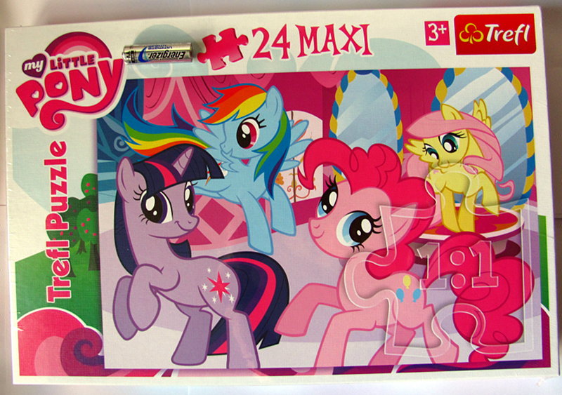 Hasbro 100 Piece Maxi Girls My Little Pony Friendship Large Pieces Jigsaw Puzzle 