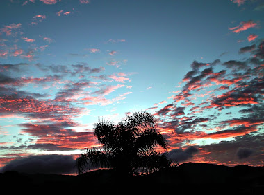 Amanhecer visto de minha janela