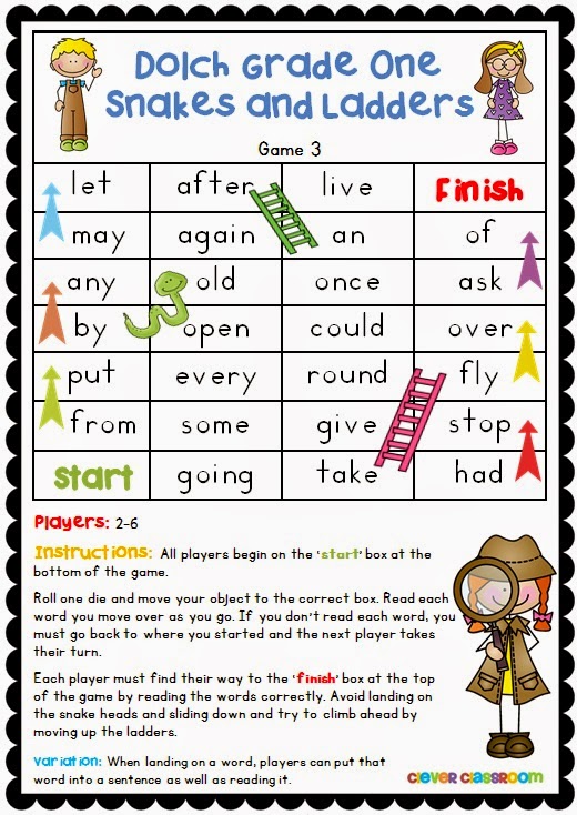 Fun sight word center games for K-3 Fun sight word center games for K-3
