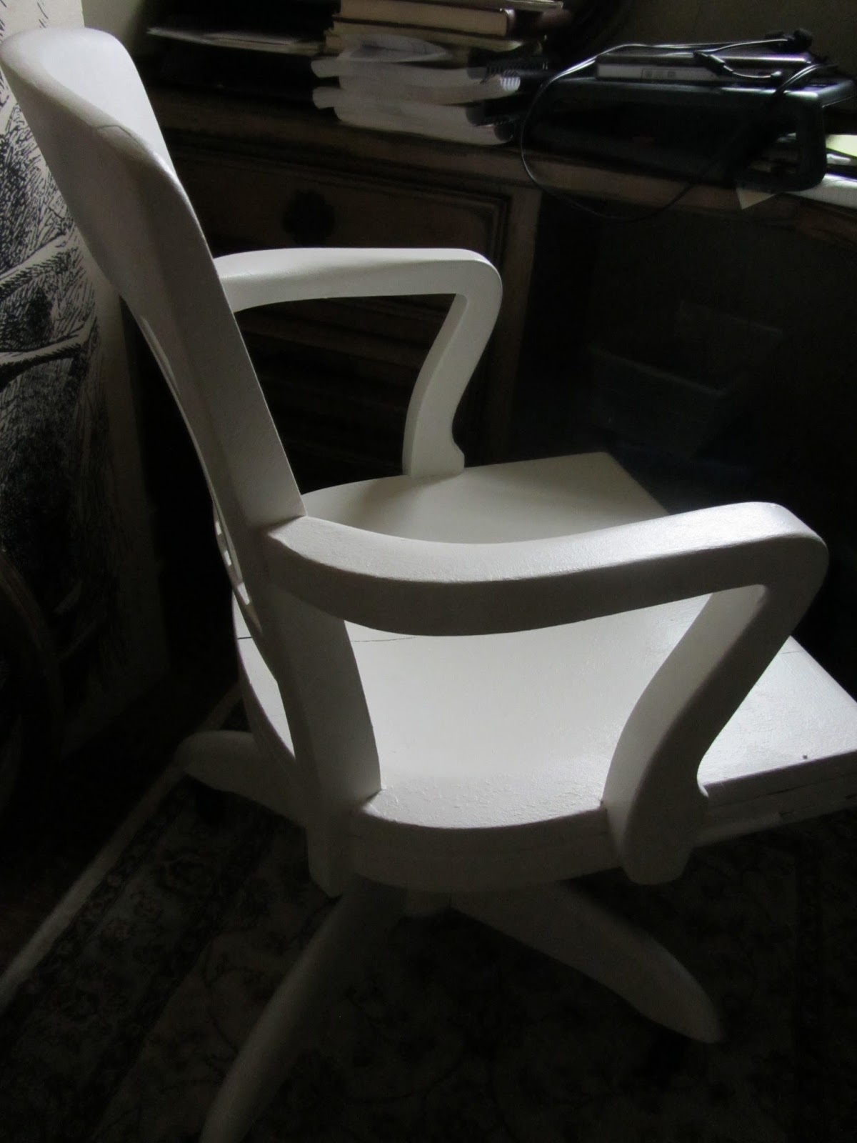 At Rivercrest Cottage Pottery Barn Desk Chair Knock Off