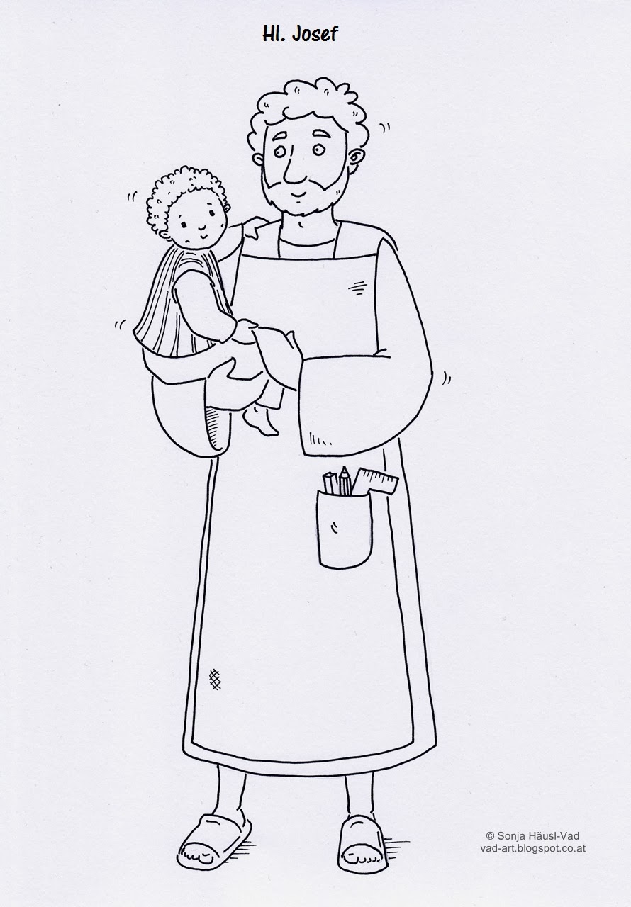 Hl. Josef imagixs ausmalbilder imagixsausmalbilder Hl. Josef imagixs ausmalbilder imagixsausmalbilder