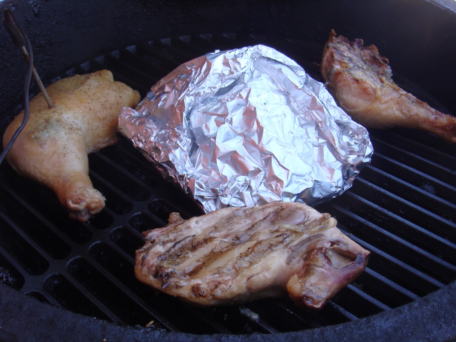 big green egg chicken leg quarters