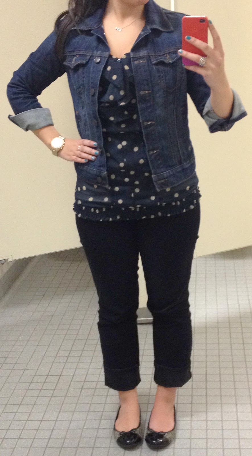  Pretty Little Things polka dots & denim