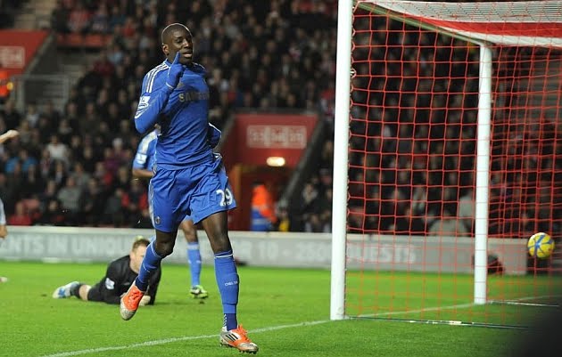 Doblete de Demba Ba con el Chelsea