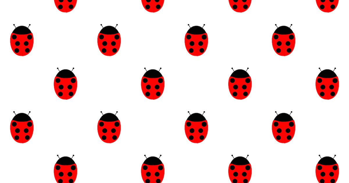 Free digital dotted ladybug scrapbooking paper - ausdruckbares