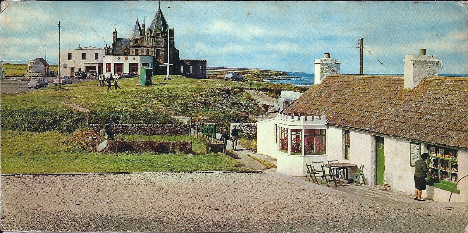 Europe by London Taxi Postcards John O'Groats 5.8.1969
