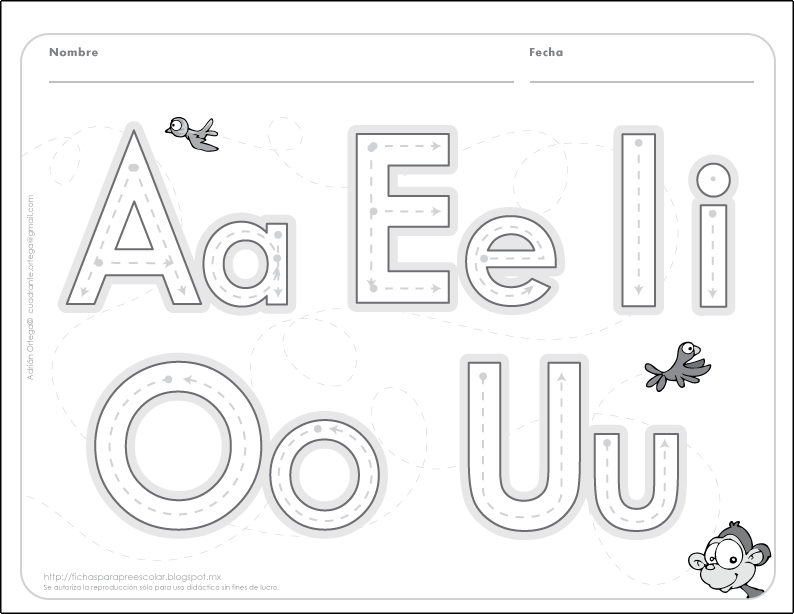 Fichas para preescolar: ¿Cuándo fue la última vez que escribiste más de