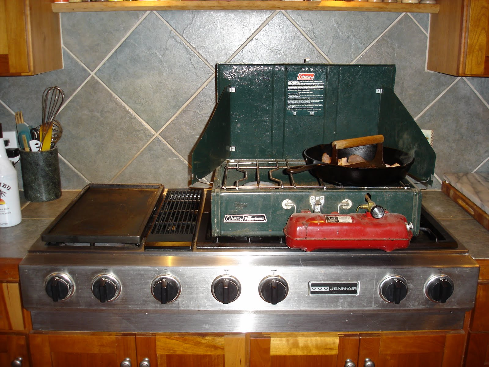 MOVING ON TO THE PAST Kitchen Stove by Coleman