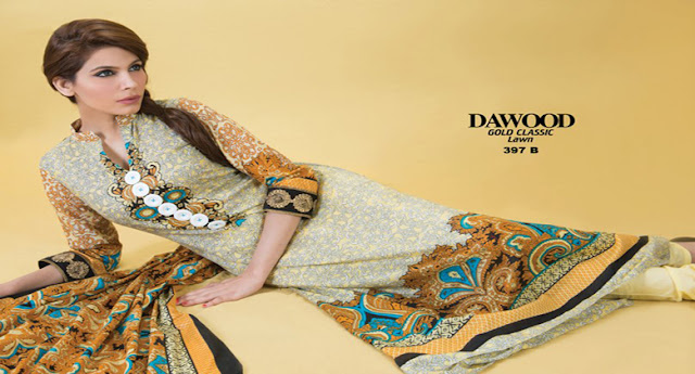 Dawood Gold Classic Lawn Collection 2013 Spring-Summer By Dawood Textiles