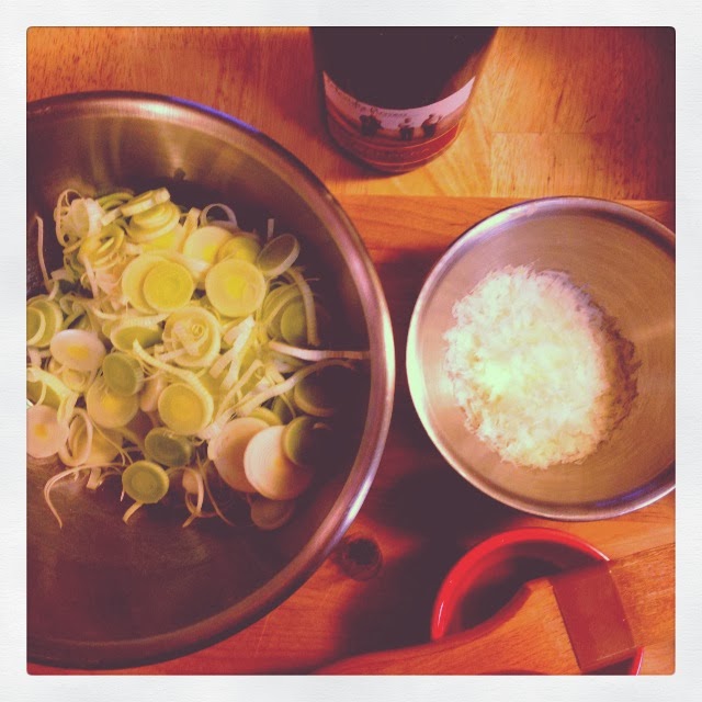 The Lush Chef Silky Leek and Red Wine Soup