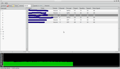 Imagen de iwscanner en ubuntu 10.10