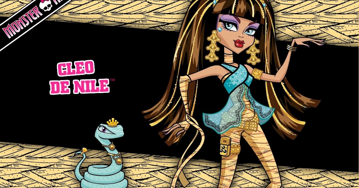 Monster High Doll - Cleo de Nile - Grey with Blue Hair - wide 1