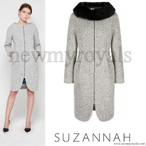 Sophie, Countess of Wessex wore Suzannah Snap Dress Coat in Tweed