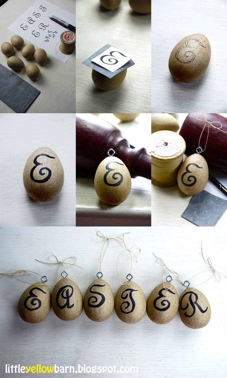 Little Yellow Barn Pottery Barn Easter Egg Remake