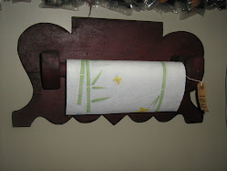 Primitive paper towel holder
