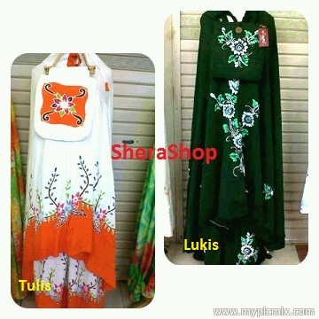 Sherashop Mukena Bali Tulis Lukis Sold sherashop mukena bali tulis lukis sold