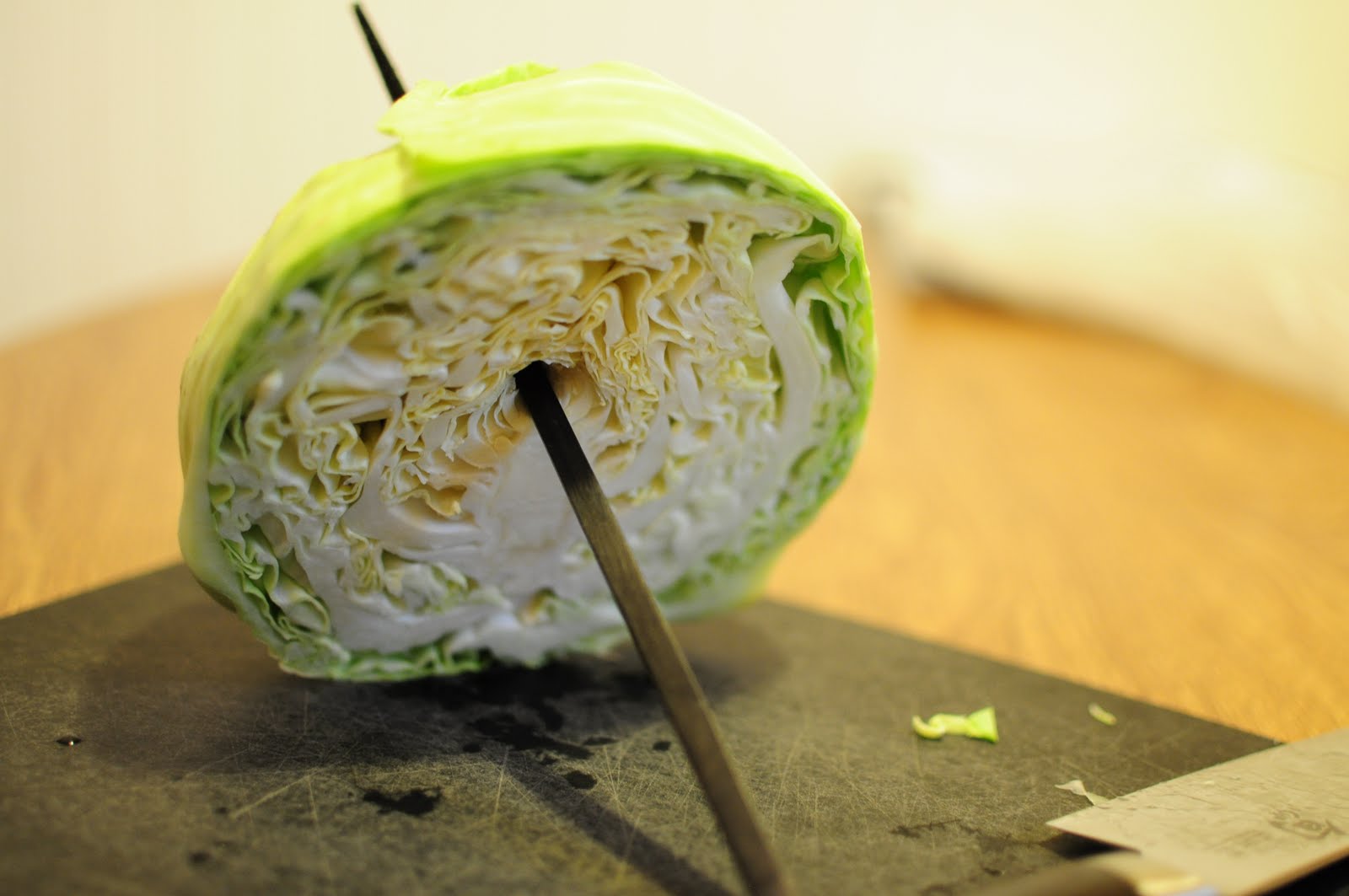 Yolk Tales Cabbage tether ball.