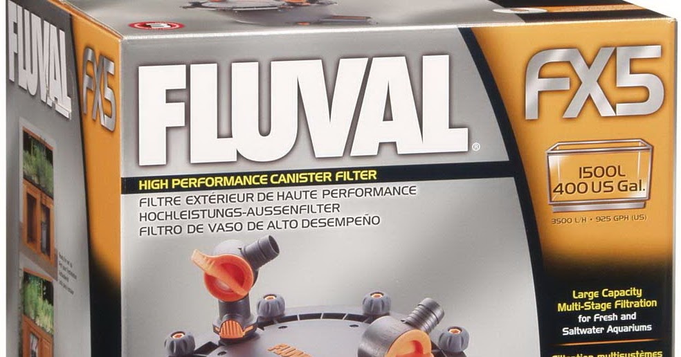 Fluval FX5 External Canister Filter: Fluval FX5 External Canister Filter