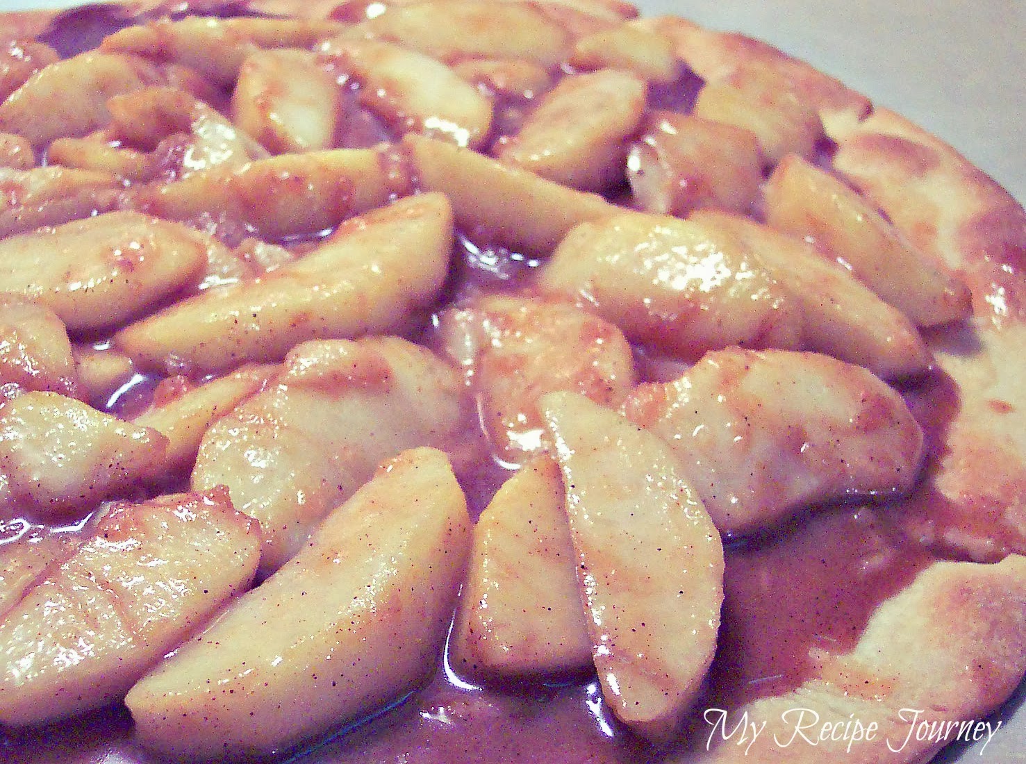 My Recipe Journey Werther's Caramel Apple Tart