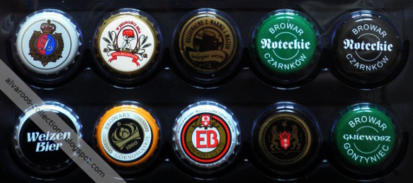 beer caps collection - Leżajsk, Czarnków (Noteckie), Gontyniec (Gniewosz), EB, Browary Górnośląskie, Cornelius (Weizen - old version). beer caps collection - Leżajsk, Czarnków (Noteckie), Gontyniec (Gniewosz), EB, Browary Górnośląskie, Cornelius (Weizen - old version).