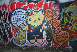 Hello Kitty graffiti