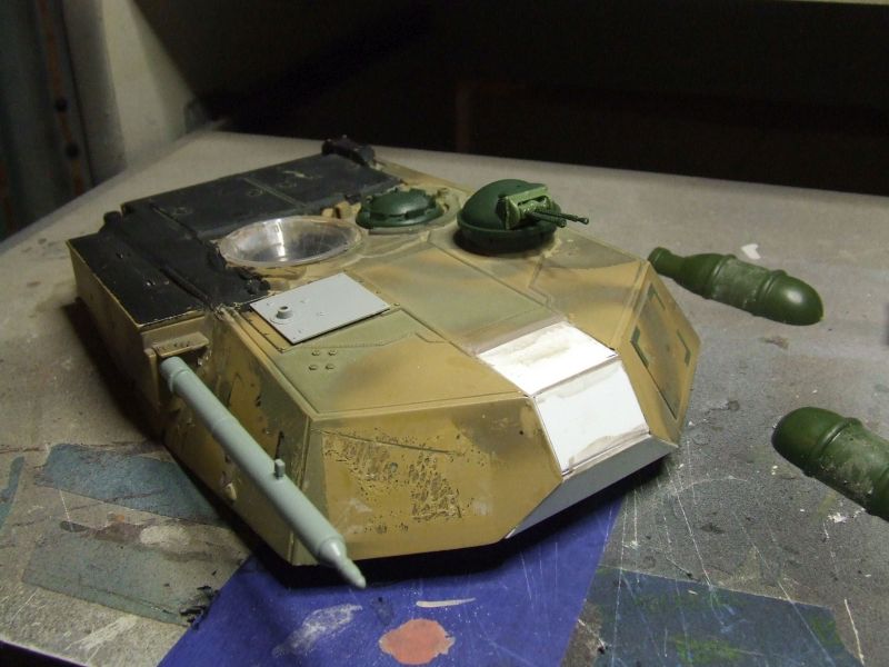 Anzac Plastic Hover Tank kitbash