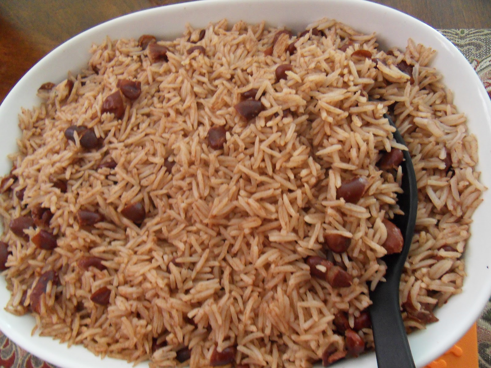 Rice and Peas In The Kitchen With Elise