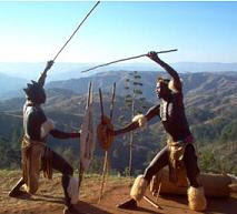 Photograph, South Africa, Zulu Stick Fighting, 187