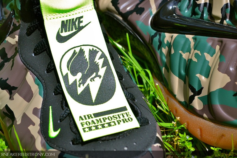 Nike Nike Air Foamposite Pro Prm Le green Camo 9.5 Grailed
