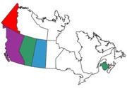 Canadian Provinces visited in RV