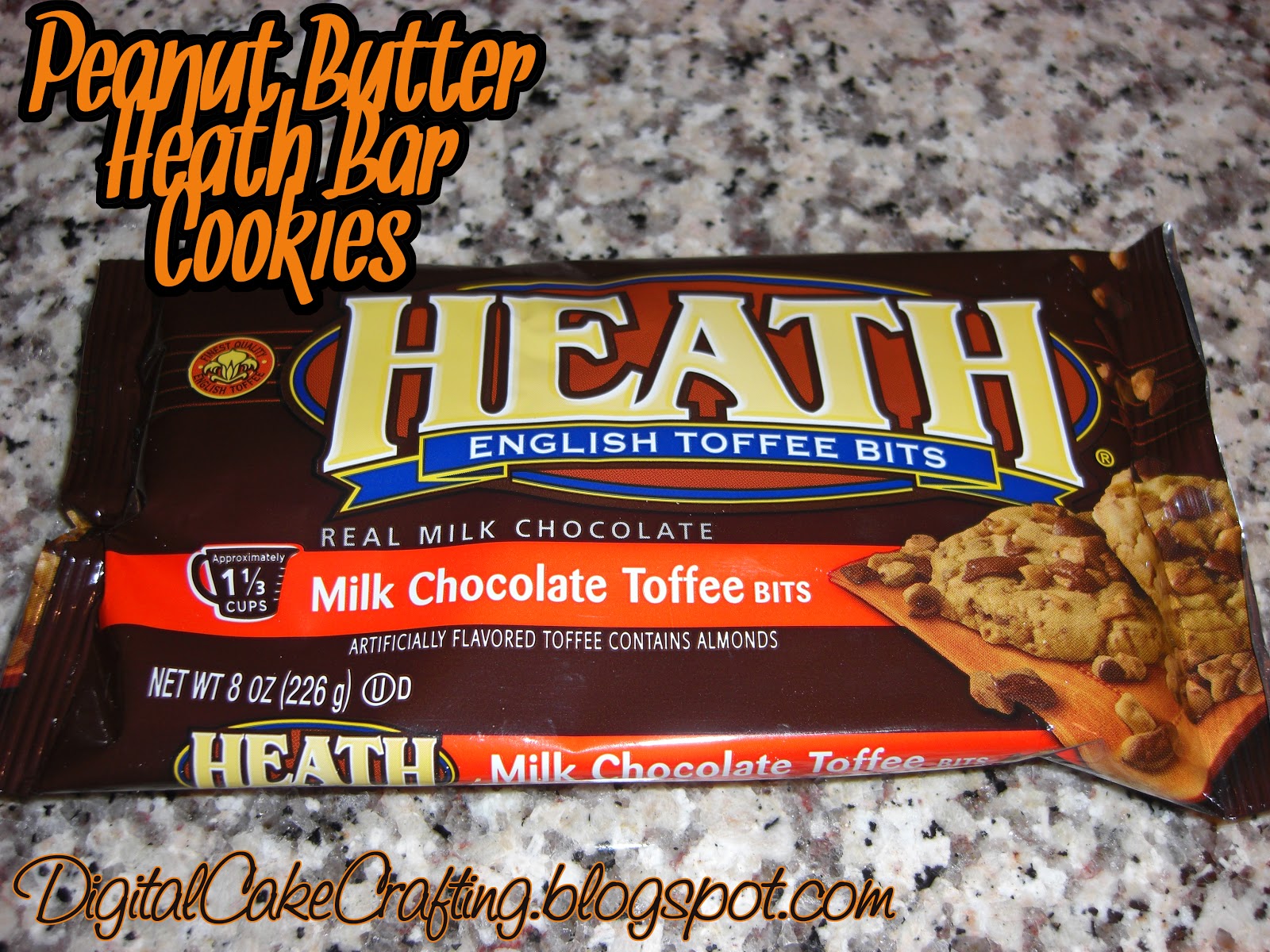 Digital Cake Crafting Peanut Butter Heath Bar Cookies