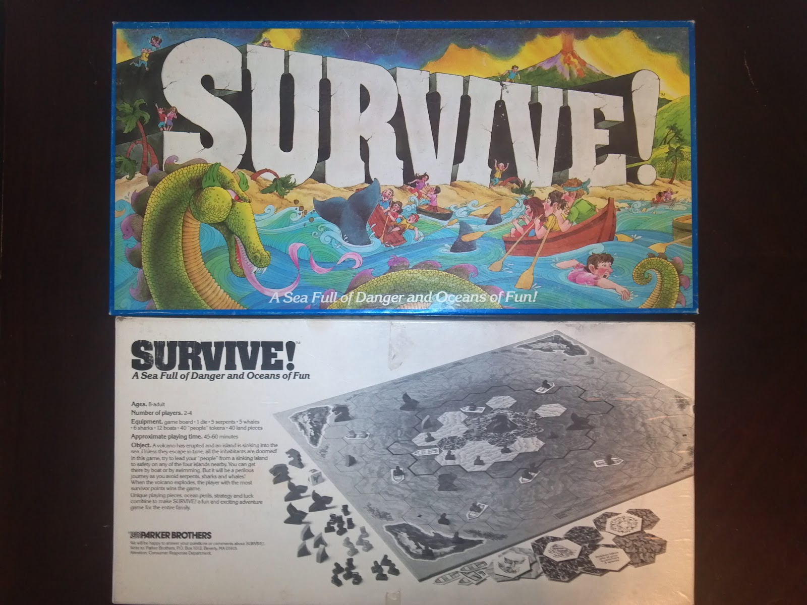 Shark Attack Board Game 1980's Vintage. One of the fun things that was