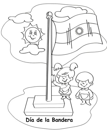 Jardincito Favaloro: Dibujos para colorear del día de la ...