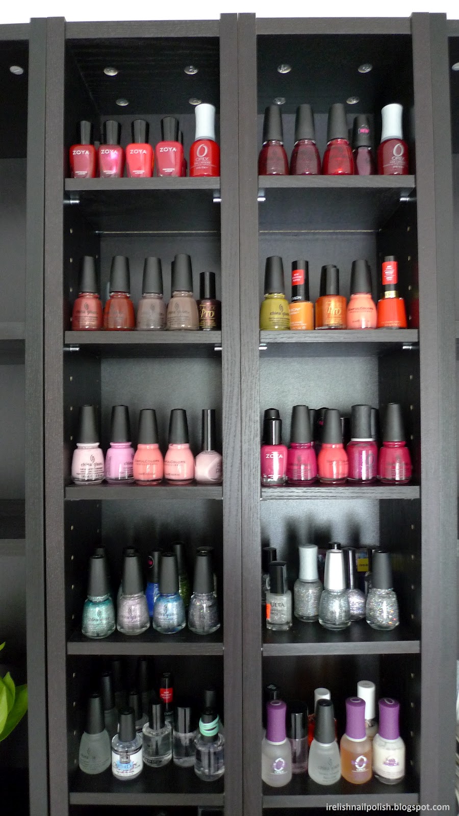 I Relish Nail Polish! My Nail Polish Storage & Display