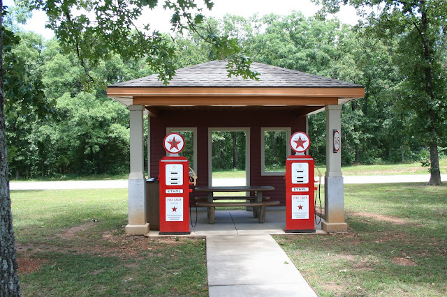 There were about 13 theme picnic pavilions in the rest stop. Kids ...