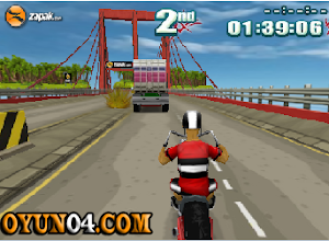 Şehirde Motor Yarışı 3d
