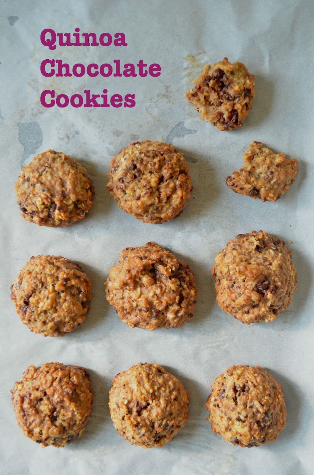 Dishing With Divya Quinoa Chocolate Cookies