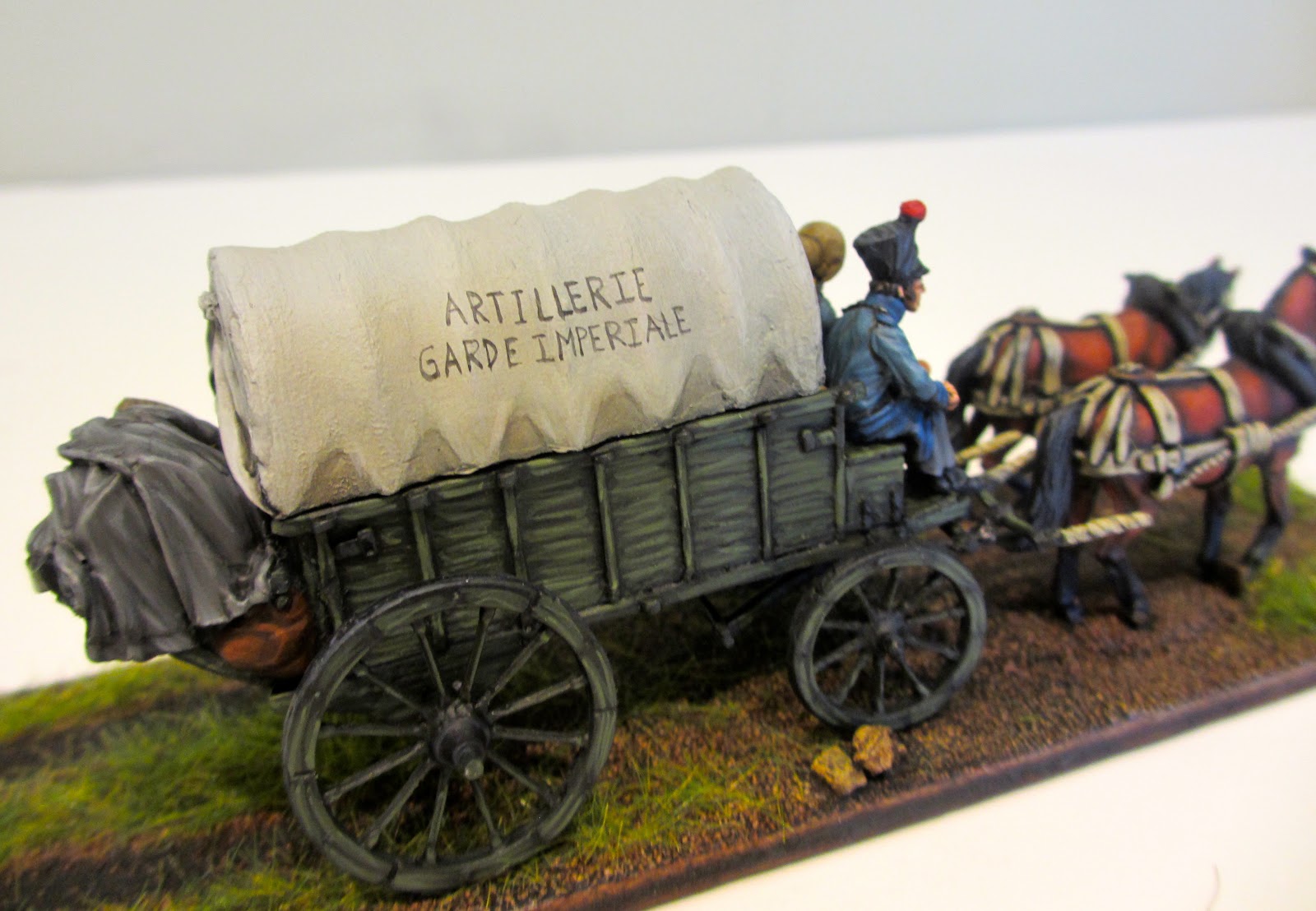 Horse and Musket Napoleonic French Imperial Garde Baggage Wagon, 1815