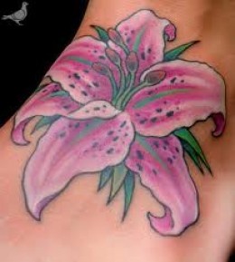 1990tattoos Blue Lily Tattoos