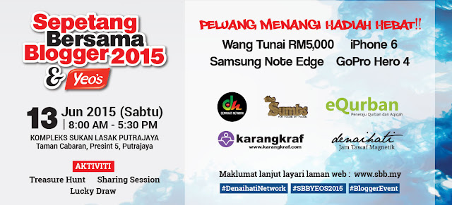 Sepetang Bersama Blogger 2015 dan Yeo's